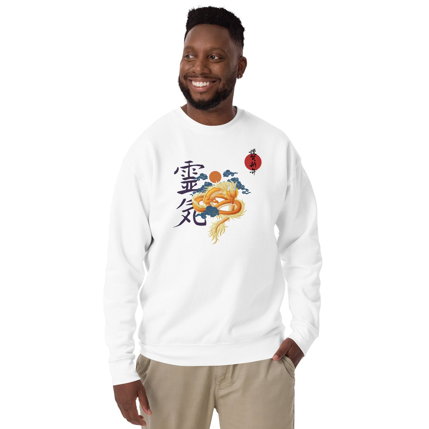 Anime Drache Unisex-Premium-Pullover