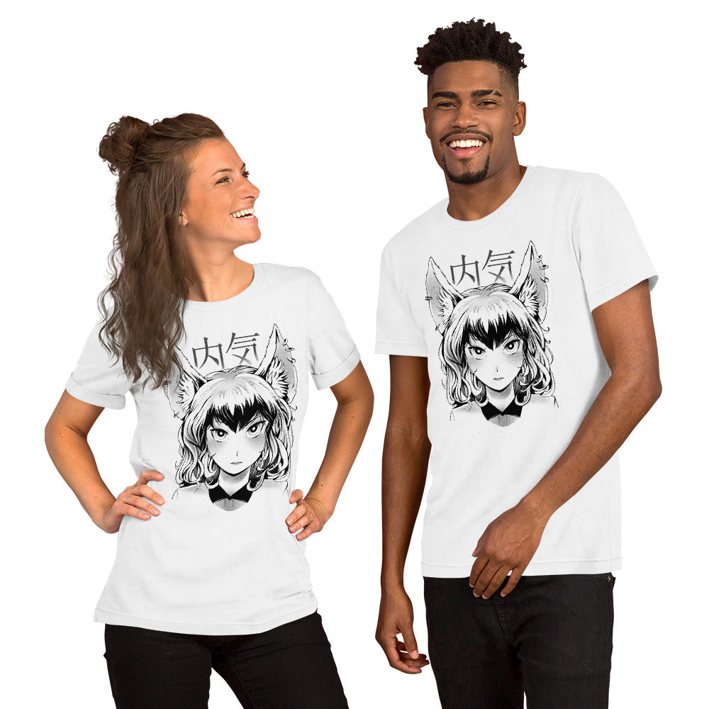 Anime-Fox-Kanji Unisex-T-Shirt