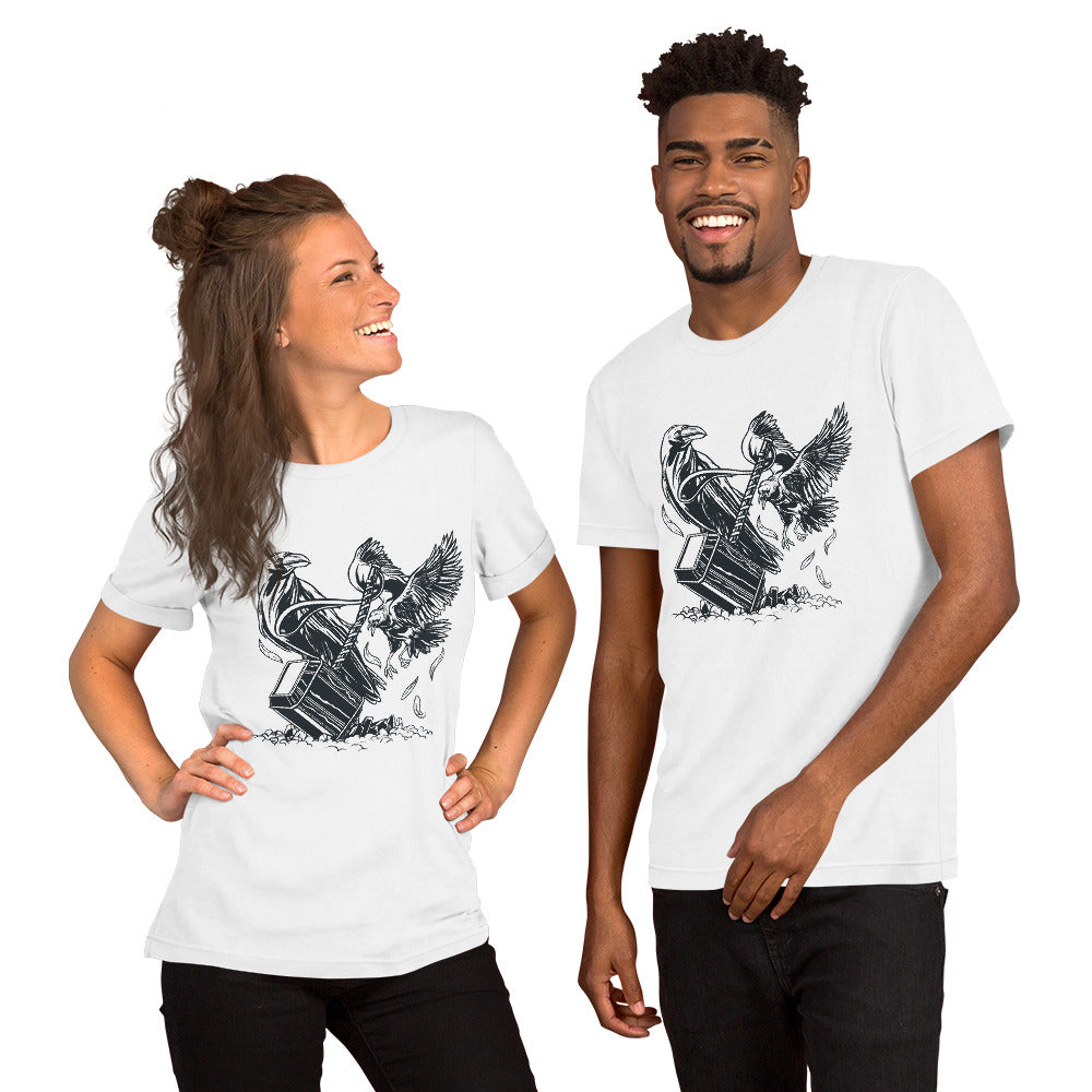 hammer-and-crow-birds Unisex-T-Shirt