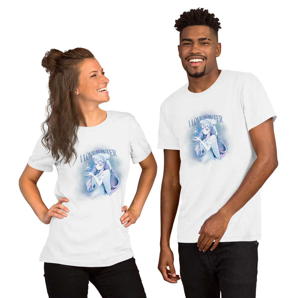 winter-anime-girl Unisex-T-Shirt