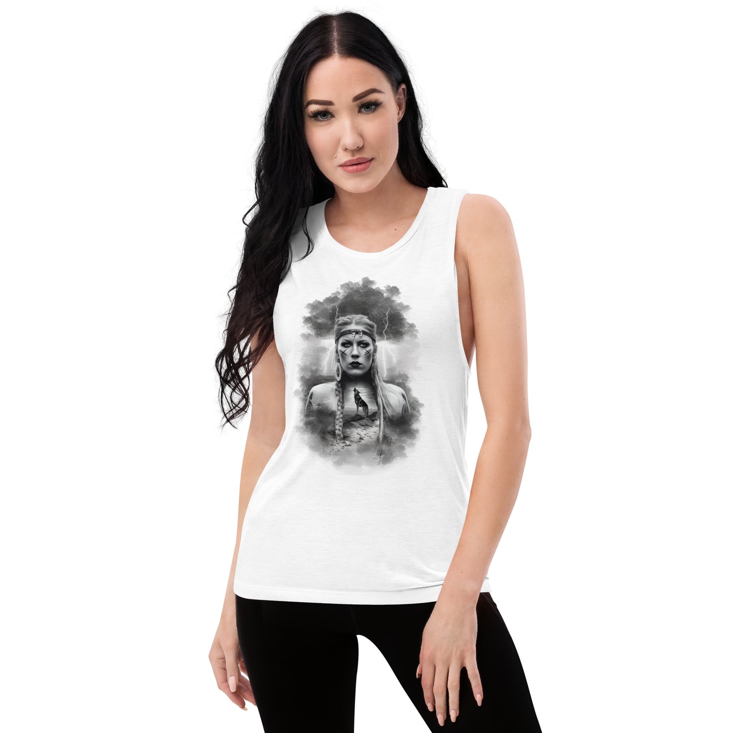 Wikinger Frau Damen Muscle-Tank-Top