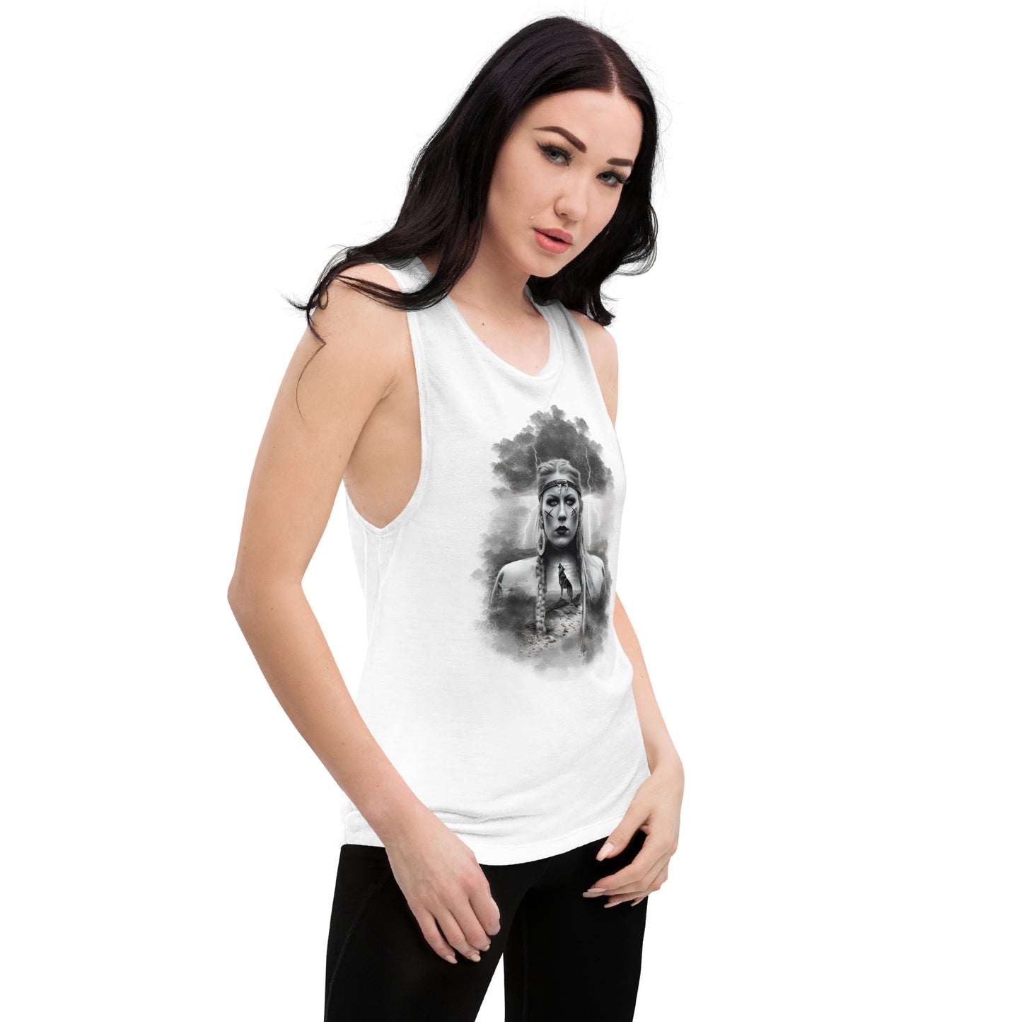 Wikinger Frau Damen Muscle-Tank-Top