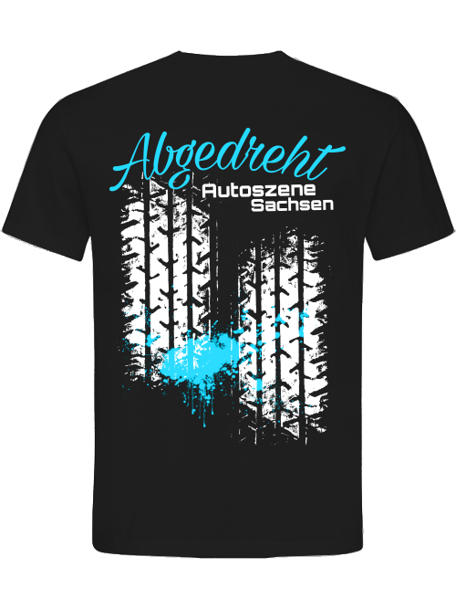 Autoszene Abgedreht T-Shirt-Unisex-Blau