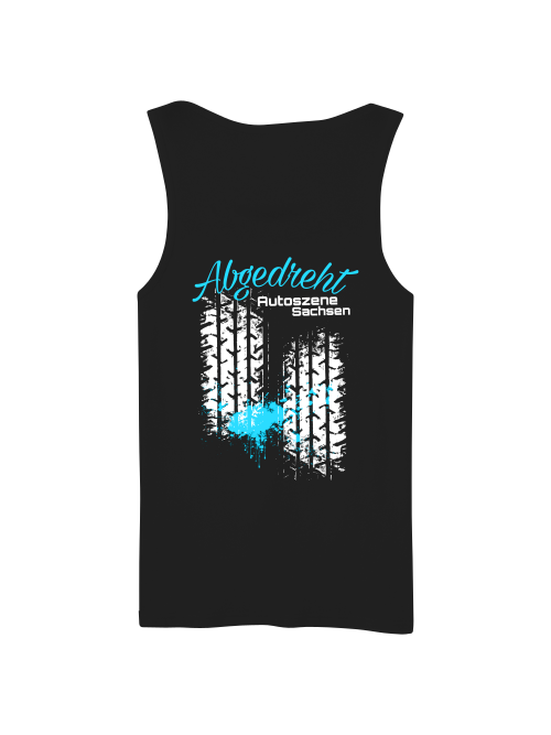 Autoszene Abgedreht Tank Top-Blau