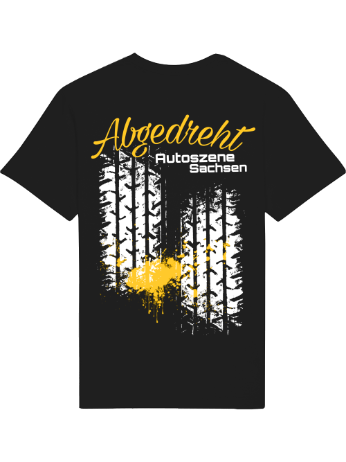 Autoszene Abgedreht T-Shirt-Gelb