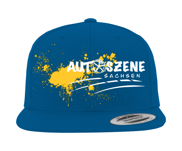 Autoszene Abgedreht-Gelb Cap
