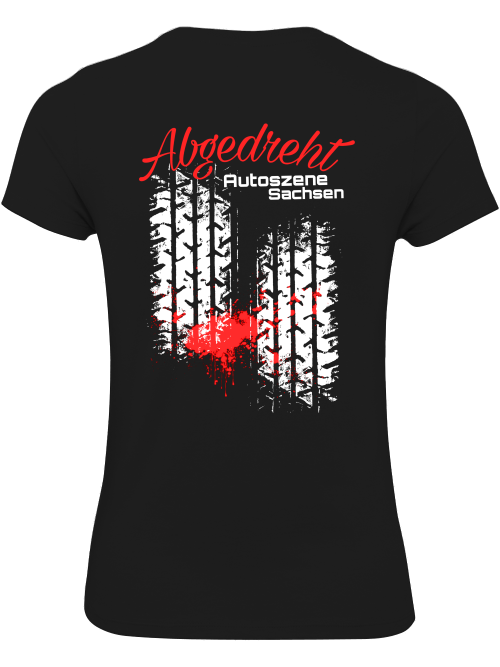Autoszene Abgedreht T-Shirt-Rot Damen