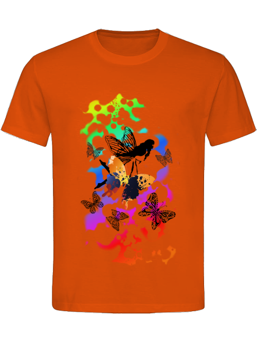Fee-Schmetterling- T-Shirt Unisex