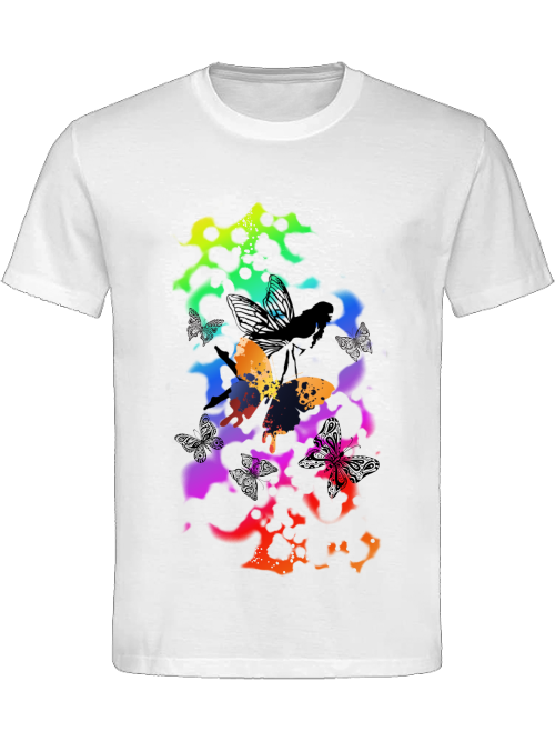 Fee-Schmetterling- T-Shirt Unisex