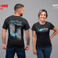 Autoszene Abgedreht T-Shirt-Unisex-Blau