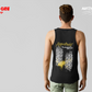Autoszene Abgedreht Tank Top-Gelb