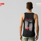 Autoszene Abgedreht Tank Top-Rot