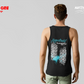 Autoszene Abgedreht Tank Top-Blau