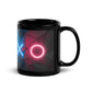 PS Game Schwarze glänzende Tasse