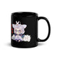 Fuchs Schwarze glänzende Tasse