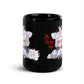 Fuchs Schwarze glänzende Tasse