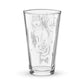 Wolf Rose Pint-Glas