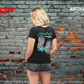 Autoszene Abgedreht T-Shirt-Blau Damen