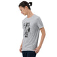 Wolf Rose Kurzärmeliges Unisex-T-Shirt