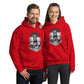 Wikinger Frau Unisex-Kapuzenpullover