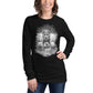 Wikinger Frau Langärmeliges Unisex-T-Shirt