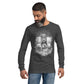 Wikinger Frau Langärmeliges Unisex-T-Shirt