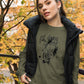 Wolf Rose Langärmeliges Unisex-T-Shirt