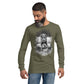 Wikinger Frau Langärmeliges Unisex-T-Shirt