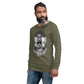 Wikinger Frau Langärmeliges Unisex-T-Shirt