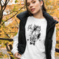 Wolf Rose Langärmeliges Unisex-T-Shirt