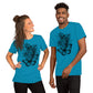 Blume Schmetterling Unisex-T-Shirt
