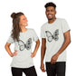 Butterfly-Natur Unisex-T-Shirt