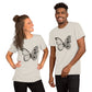Butterfly-Natur Unisex-T-Shirt