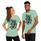 Blume Schmetterling Unisex-T-Shirt