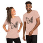 Butterfly-Natur Unisex-T-Shirt