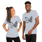 Butterfly-Natur Unisex-T-Shirt