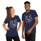 monochrome-tiger Unisex-T-Shirt