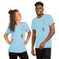 monkey-climbing-for-banana Unisex-T-Shirt