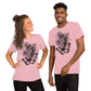 Blume Schmetterling Unisex-T-Shirt