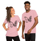 Butterfly-Natur Unisex-T-Shirt