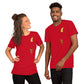 monkey-climbing-for-banana Unisex-T-Shirt