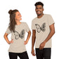 Butterfly-Natur Unisex-T-Shirt