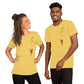 monkey-climbing-for-banana Unisex-T-Shirt