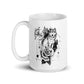 Wolf Rose Weiße, glänzende Tasse