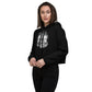 Wikinger Frau Crop-Hoodie