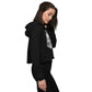 Wikinger Frau Crop-Hoodie