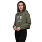 Wikinger Frau Crop-Hoodie