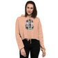 Wikinger Frau Crop-Hoodie