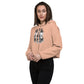 Wikinger Frau Crop-Hoodie