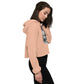 Wikinger Frau Crop-Hoodie